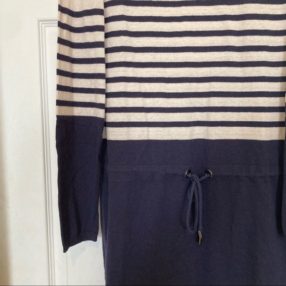 Comptoir des Cotonniers, Striped U-Neck Long Sleeves Dresses - Picture 5 of 7